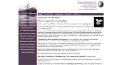 Desktop Screenshot of counselling4u.ie