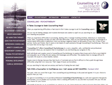 Tablet Screenshot of counselling4u.ie
